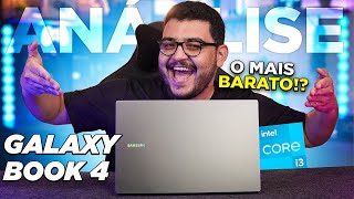 Notebook Samsung GALAXY BOOK 4 com i3 Unboxing e análise completa VALE A PENA [upl. by Gustaf]