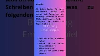 DTZ B1 Brief Email Schreiben Beispiel deutsch deutschlernen [upl. by Saloma]