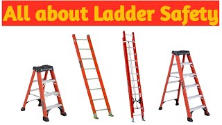 All about Ladder Safety  Ladder Safety  ehs study point by sk [upl. by Noremak]