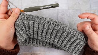 🌈GORRO A CROCHET PARA INVIERNO Paso a Paso [upl. by Izogn]