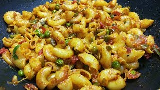 Macaroni Recipe  Indian Style Macaroni Pasta Recipe [upl. by Beale467]