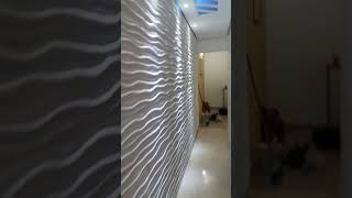 Painel de gesso 3d onda [upl. by Edlitam]