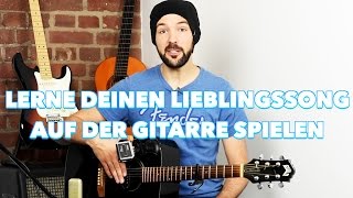 Lerne DEIN LIEBLINGSLIED auf der Gitarre spielen [upl. by Llain152]