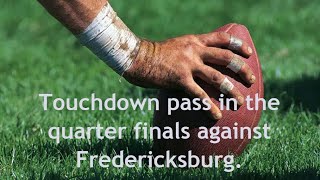 Touchdown pass in Traffic at the quarter finals against Fredericksburg 2024 [upl. by Werbel]