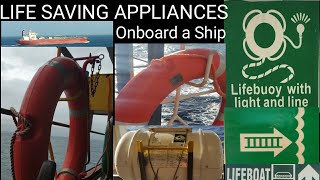 Life saving appliances onboard a Ship [upl. by Greenebaum827]