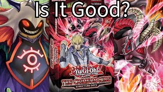 TCG Product Review  The Crimson King Structure Deck [upl. by Aanas]