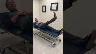 Upper Rectus Femoris strengthening Quad Straight Leg Raises [upl. by Kriste]