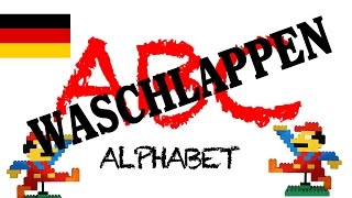 Waschlappen ABC  Alphabet lernen für Waschlappen IRRE So lernt jeder Depp das ABC deutsch [upl. by Diahann266]