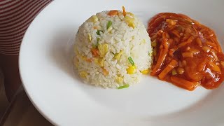 SWEETampSOUR FISH FILLET WITH YANG CHOW FRIED RICE FOR TESDA NC11 [upl. by Brozak]