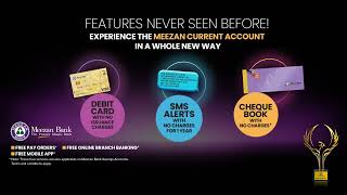 Meezan Current Account  Features Never Seen Before [upl. by Ralyks]