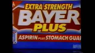 Extra Strength Bayer Plus Aspirin Commercial [upl. by Clippard]