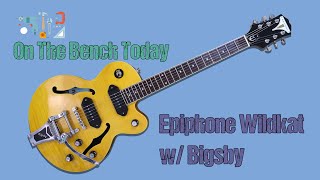 Epiphone Wildcat – On the Bench Today guitar gibson epiphone [upl. by Ecyak]