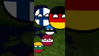 Finland Lettland countryball germany countryballanimation [upl. by Airrotal]