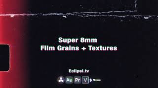 8mm Film Overlay Pack  Frames Grains Lightleaks  Borders [upl. by Semaj]