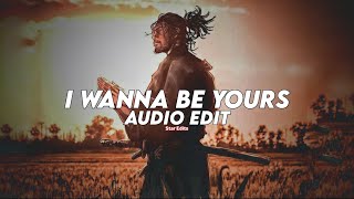 i wanna be yours madara voice  arctic monkeys edit audio [upl. by Teodoor]