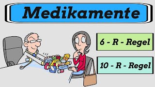 Die 6RRegel amp 10RRegel  sichere Medikamentenvergabe in der Pflege [upl. by Lafleur640]