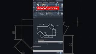 Autocad practice drawing  Cad by Ankit  autocad mechanical autocad autocad2d caddesign [upl. by Aloibaf793]