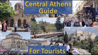 🇬🇷 Central ATHENS GUIDE for Tourists  Acropolis Plaka Monastiraki Syntagma Ermou Greece [upl. by Zinah]