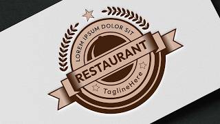 How to Create a Food and Restaurant Logo in Adobe Illustrator CC  StepbyStep Tutorial [upl. by Nylicaj326]