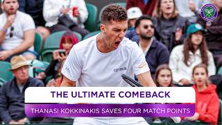 The ULTIMATE comeback  Thanasi Kokkinakis  Winning moment  First round  Wimbledon 2024 [upl. by Sined789]