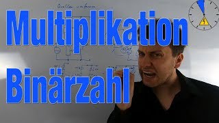 Multiplikation von Binärzahlen Dualzahlen  Elektrotechnik in 5 Minuten ET5M [upl. by Shaer]