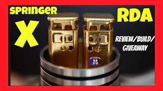 TigerTek Springer X RDA ReviewBuildGiveawayclosed  No Screwdriver Needed [upl. by Alleroif17]