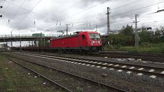 DB Cargo 187 1755 mit gemischtem Güterzug bei Aschaffenburg Hbf [upl. by Kcire]