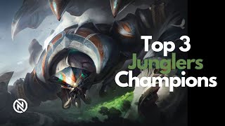 Top 3 junglers League Of Legends  افضل ٣ جانجل ليج اوف ليجيندز [upl. by Adierf]