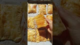 Feuilletés aux pommes 🍎 pomme pâtefeuilletée puffpastry apple applerecipe fallfood fallrecipe [upl. by Sofie595]