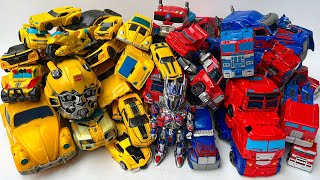 Full TRANSFORMERS Yellow amp Red Robot Tobot Car Leader OPTIMUS PRIME amp BUMBLEBEE Revenge Animation [upl. by Rotman]