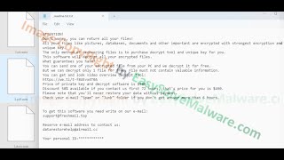 How to Remove WATZ Ransomware  Decrypt watz Files [upl. by Lennaj]