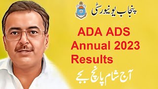 ADA ADS BA Annual 2023 Results  Punjab University BA ADA Annual 2023 Results  PU Results Updates [upl. by Tonye]