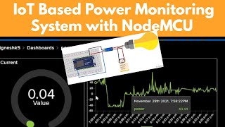 IoT based Power Monitoring System with ESP8266 on Adafruit IoT Cloud [upl. by Trixi]