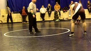 Jake Robinson HORNELL wins by pin over James Shortt OM 12 6 2013 [upl. by Nauq]