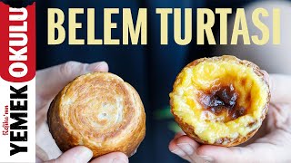 San Sebastianı Tahtından Edecek Belem Turtası Pastel de Nata Tarifi [upl. by Ikcaj380]