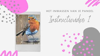 Thuisworkshop Instructievideo 1  het inwassen van je paneel [upl. by Goff593]