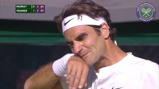 The Best Game Ever Andy Murray v Roger Federer 2015 SemiFinal [upl. by Boot821]