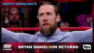 Bryan Danielson Returns To AEW With Eyes On Kenny Omega  AEW Dynamite  TBS [upl. by Doreg309]