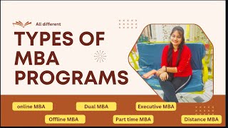 Detailed explanation on different types of MBA program✅🔥 mba exam onlinemba dypatil typesofmba [upl. by Ferwerda482]