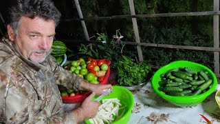 STRUȚUL EVADAT🍅MURĂTURI ASORTATE PENTRU IARNĂ 🍈🍉🌶️ [upl. by Dnalevelc]