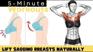 How To LIFT SAGGING BREASTS ✔ Do These Awesome 10 BREASTS EXERCISES for 1 Week [upl. by Gerhardt]