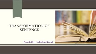 TYPES OF SENTENCE  TRANSFORMATION OF ASSERATIVE TO EXCLAMATORY [upl. by Nylzaj652]