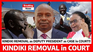 Kimeumana‼️KINDIKI REMOVAL in OFFICE as CASE filed in COURT now IMPEACHMENT afew DAYS after SWEARING [upl. by Yecam]