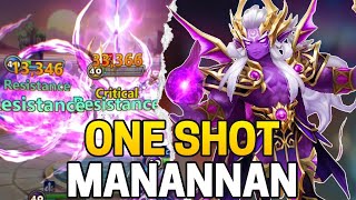 ONE SHOT Manannan Cleave  Summoners War [upl. by Delano]