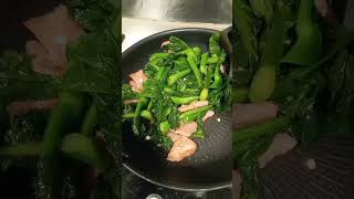 Stir fry choy sum with sliced beef chineserecipie cookingvideo viral shorts analeahvlogs [upl. by Bunny184]