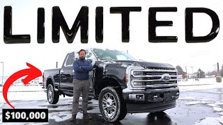 2024 Ford F350 Limited A Luxury Truck For The Rich And Famous [upl. by Enneirb]