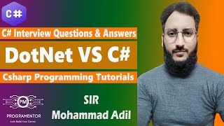 Difference Between Dot Net And C  Csharp VS DotNet  Csharp Interview Questions  CHindiUrdu [upl. by Arbuckle446]