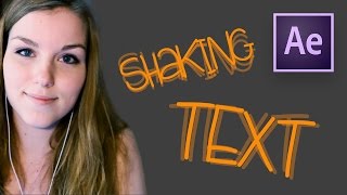 Shaking tekst in After Effects [upl. by Talbott]