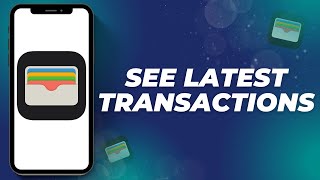 NEW  How to see latest transactions on your apple wallet cards  2024 [upl. by Nellahs]