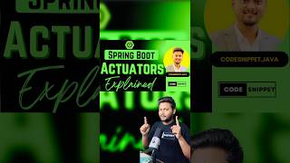 Spring Boot Actuators springboot coding javaframework java [upl. by Drawdesemaj]